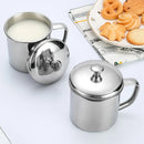 Axyaa Stainless Steel Travel Mug with Lid - Durable, Thicken, Reusable - Father's Gift