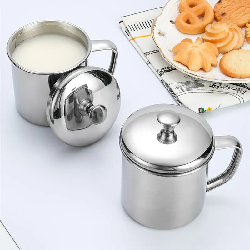Axyaa Stainless Steel Travel Mug with Lid - Durable, Thicken, Reusable - Father's Gift