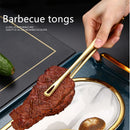 Axyaa Stainless Steel BBQ Tongs with Long Handle and Non-Slip Grip