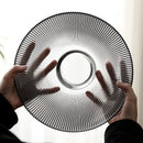 Axya Glass Fruit Snack Platter - Elegant Display for Home & Hospitality