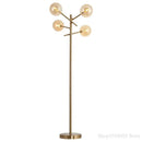 Axyaa Glass Bubble Ball Floor Lamp Nordic Magic Bean LED Stand