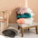 Axyaa Faux Fur Cushion Cover 50x50cm Soft Home Decor Sofa Bedroom Car Luxury