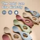 Axya Baby Soft Silicone Spoon Set for Easy Feeding and Learning