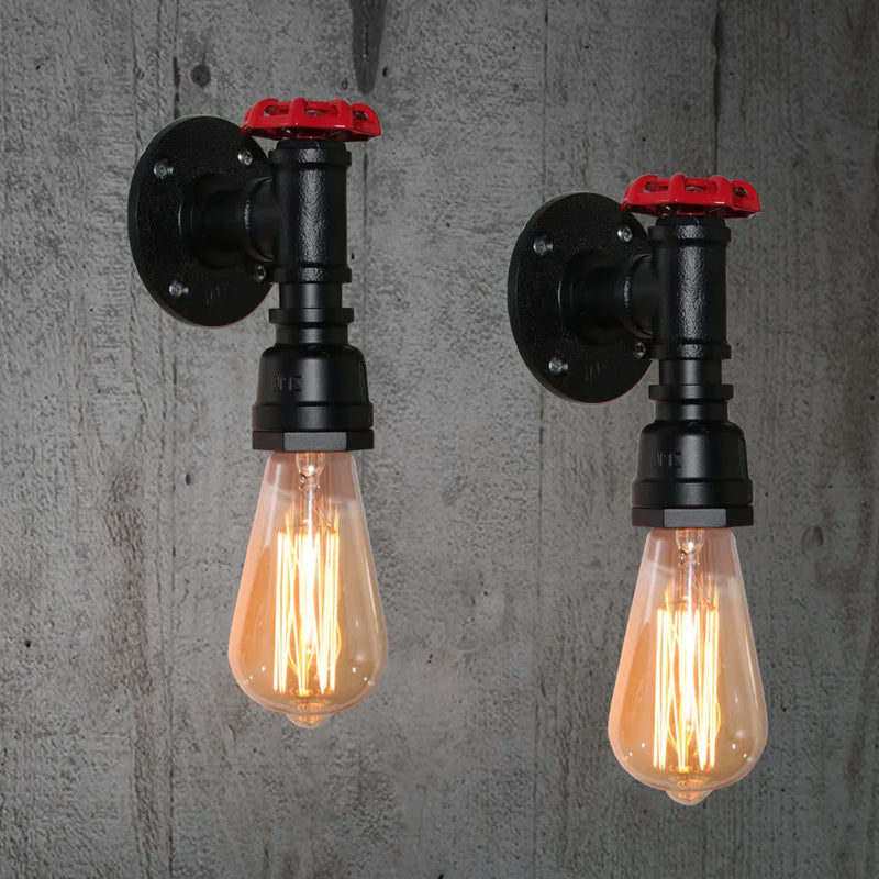 Axya Retro Industrial Wall Light Fixture LED for Home Cafe Bar Sconce Decors