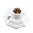 Axyaa Vintage Creamic E27 Bulb Holder Socket 110-220V Base Lamp Fitting
