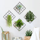 Axya Nordic Grid Iron Wall Decor for Home Tea Shop Dorm