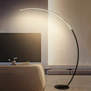 Axya Arc Shape LED Floor Lamp - Dimmable Remote Control Light