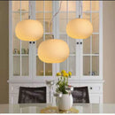 Axyaa Milky White Glass Lamp: Foscarini Rituals Pendant for Home Decor