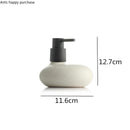 Axya Ceramic Lotion Bottle: Shower Gel, Shampoo, Hand Sanitizer, Soap Dispenser