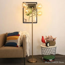 Axyaa Glass Bubble Ball Floor Lamp Nordic Magic Bean LED Stand