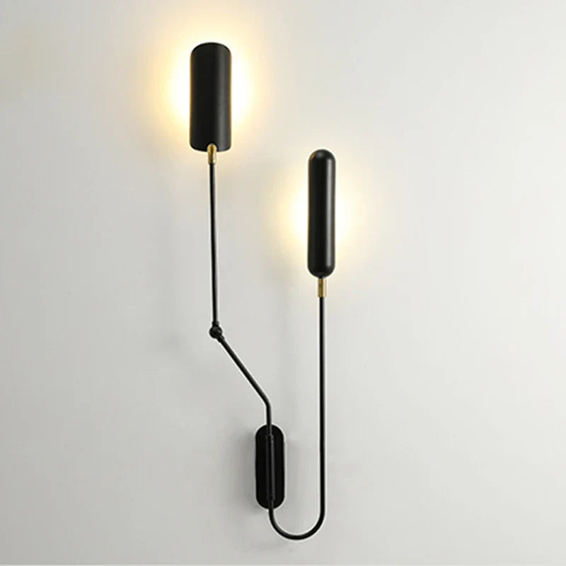Axyaa Industrial Loft Wall Lamp | Creative Long Arm Bedside Light