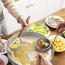 Axyaa Stainless Steel Mesh Hot Pot Colander Skimmer for Home Kitchen Cooking