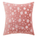 Axyaa Snowflake Flocked Cushion Cover 40x40 50x50