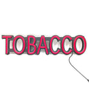 Axyaa 20" LED Neon Sign - 'TOBACCO' - Super Bright Lights - Indoor Display
