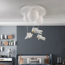 Axyaa Astronaut Moonlight Bubble Chandelier for Kids Room