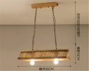 Axyaa Bamboo Pendant Chandelier: Chinese Classic Design for Kitchen, Cafe, Restaurant Lighting