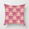 Axyaa Cartoon Doll Pattern Polyester Cushion Cover for Home Decor