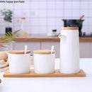 Axya Kitchen Seasoning Bottle Set Salt Shaker with Lid - Leakproof & Stylish Soy Sauce, Vinegar, Household Supplies
