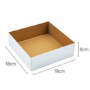Axyaa Nonstick Aluminum Square Baking Mold for Cheese Biscuits, Bread, and Cakes