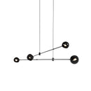 Axya Retro Geometric Line Chandelier for Living Room and Dining Area