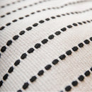 Axyaa Cotton Cushion Cover with Tassels in Black and White, Various Sizes