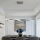 Axyaa Modern Aluminum Pendant Chandelier for Office and Dining Room