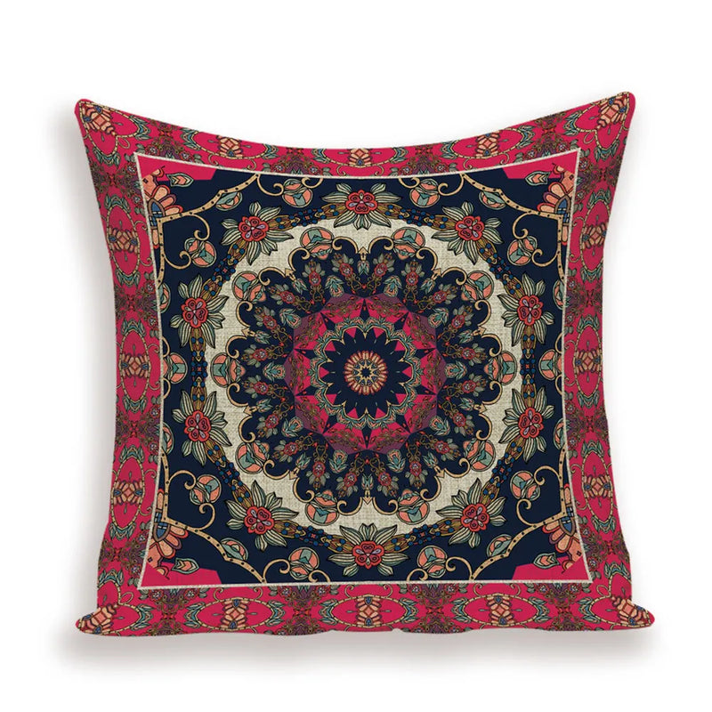 Axyaa Geometric Throw Pillow Covers Farmhouse Decor Sofa Cushion Vintage Style