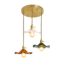 Axyaa Nordic Glass LED Pendant Light for Bedroom, Living Room, Bar