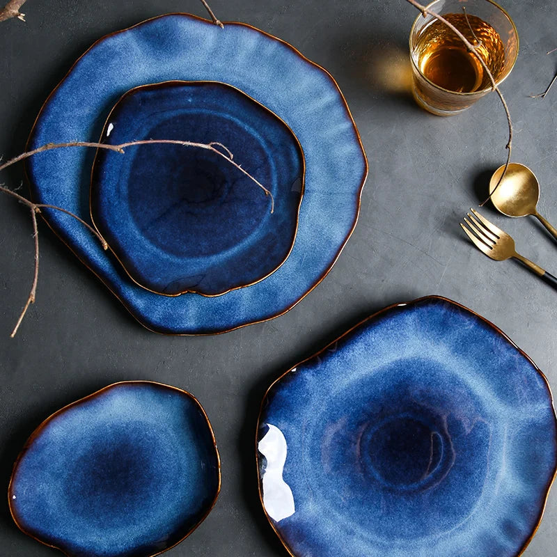 Axya Japanese Retro Ceramic Dishes Set