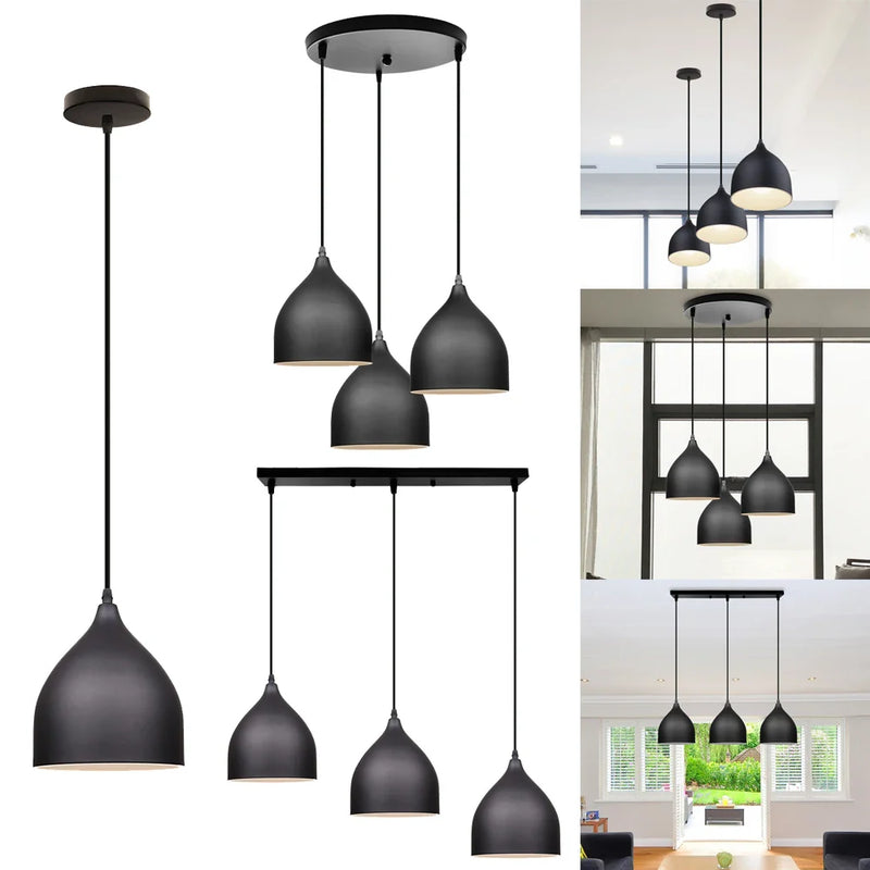 Axyaa Nordic LED Pendant Light for Kitchen Restaurant Bedroom Living Room