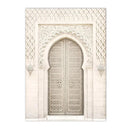 Axyaa Moroccan Mosque Door Canvas Print Wall Art Decoration
