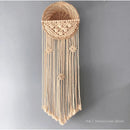 Axyaa Round Flower Pot Macrame Wall Hanging for Bohemian Room Decor