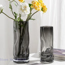 Axyaa Clear Glass Vase: Stylish Cylinder for Hydroponic Flowers and Home Decor