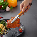 Axyaa Stainless Steel BBQ Tongs: Versatile & Durable Buffet & Cooking Utensil