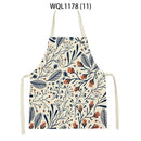 Tropical Jungle Print Kitchen Apron, Axyaa Plant Leaves Chef Bib for Kids Men Women