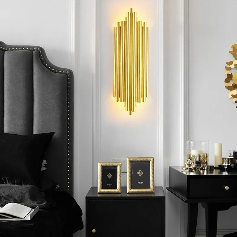 Axyaa Crystal Wall Lamp: Elegant Lighting for Living Room, Bedroom, and More