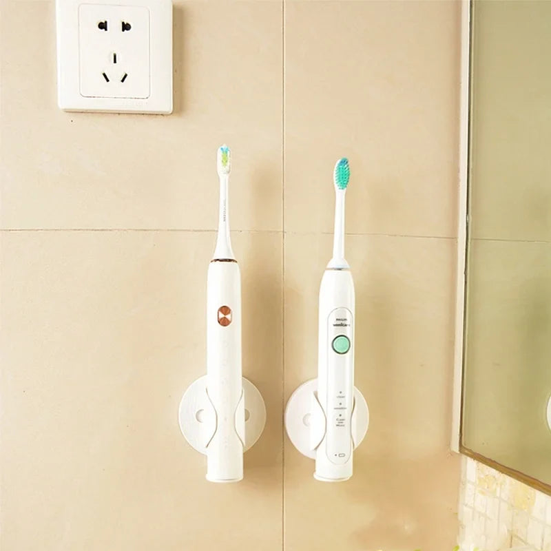 Axya Electric Toothbrush Holder: Stylish Wall Mount Organizer with Drainage