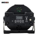 Axyaa 7X12W RGBW / 7x18W RGBWA+UV LED Flat Par Light - Ultra-Quiet, Portable Brightness
