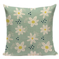 Axyaa Vintage Flower Cushion Covers - Shabby Chic Floral Pillowcase