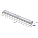 Axyaa LED Wireless Motion Sensor Wall Light - USB Rechargeable Portable Bright Lamp