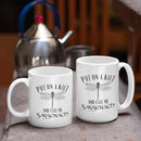 Axyaa Kilt & Sassenach Mug - 11oz/15oz White Ceramic Coffee Cup