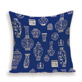 Axyaa Monkey Floral Pillow Cover - Vibrant Flower Vase Home Decor