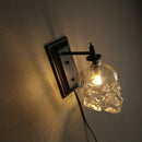 Axyaa Skull Bones Glass Bottle Wall Lamps - Industrial Retro Lighting for Restaurant and Bar