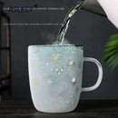 Axyaa Double Wall Glass Christmas Tree Mug: Creative Holiday Gift for Coffee, Milk, Juice