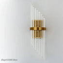Axyaa Crystal Gold Wall Lamp: Luxury American Country Style for Home and Hotel Decor