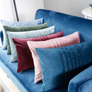 Axyaa Velvet Cushion Cover in Pink Blue Green Purple – 30x50cm