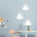Axyaa 3-Head Diamond Pendant Light for Modern Dining Room & Kitchen