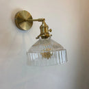 Axyaa Amber Glass LED Wall Sconce Modern Nordic Bedroom Cafe Stair Light Fixtures