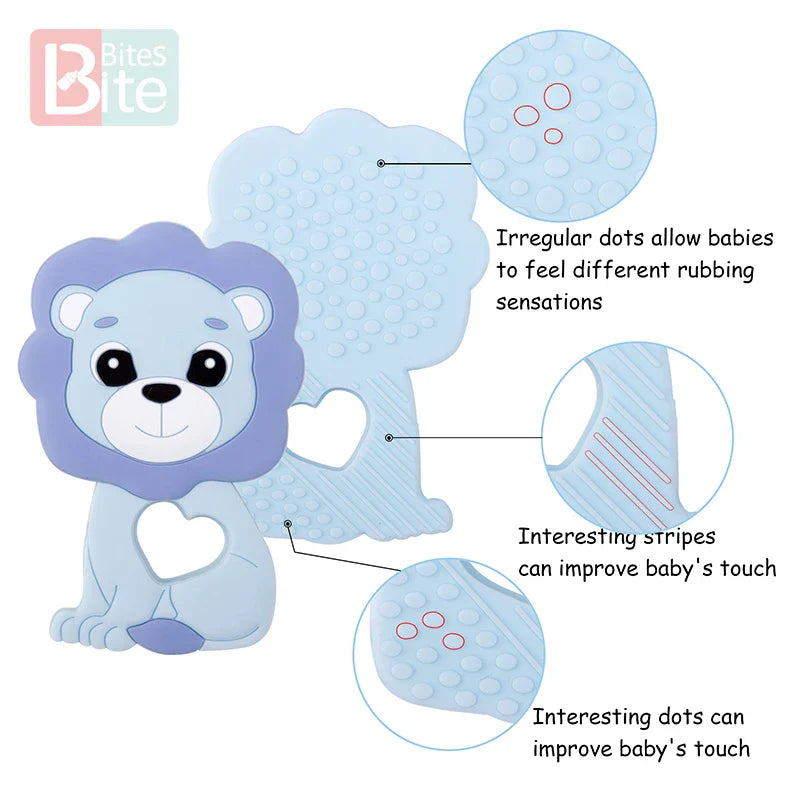 Axya Lion Silicone Teether for Children - 10PCS/5PCS