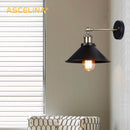 Axyaa Vintage Wall Lamp: American Antique Lighting Fixture for Living Room & Bedroom